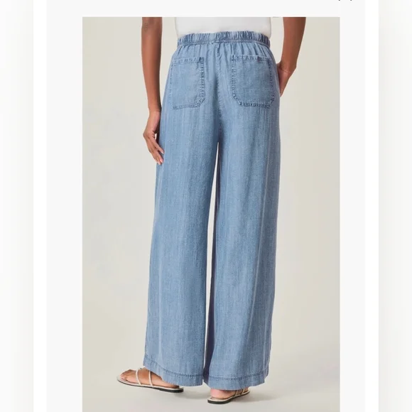 Nordstroms | Women's Angie Indigo Palazzo Pants By Splendid - Size 2XL - Picture 2 of 6